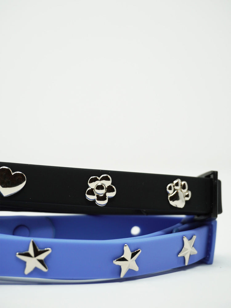 Silber und Glitzer Charms