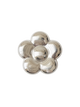 Blume Silber Hundehalsband Anhänger