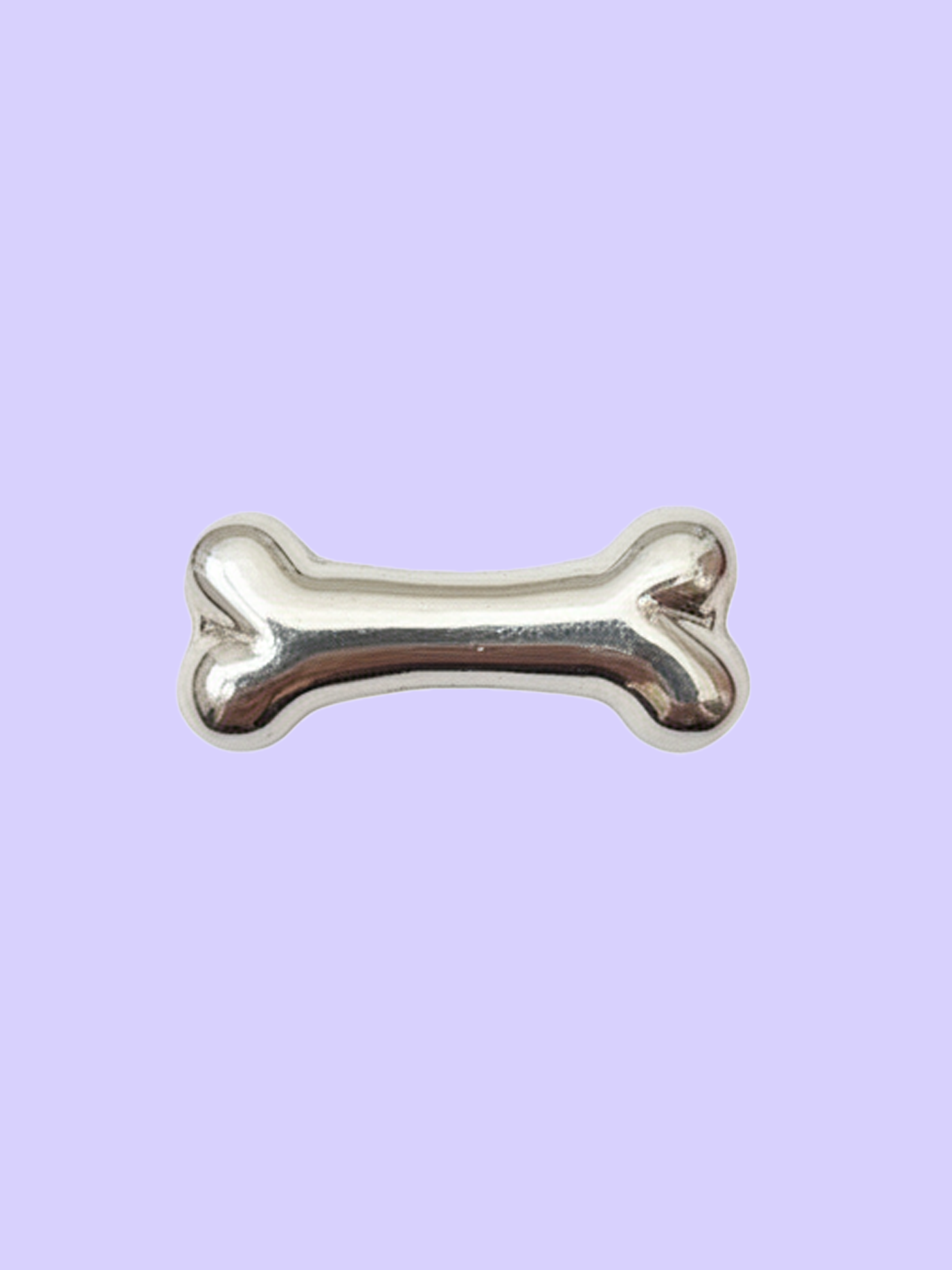 Knochen Silber Hundehalsband Anhänger